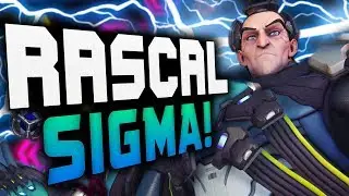 PRO SIGMA GAMEPLAY - SF SHOCK RASCAL! [ OVERWATCH SEASON 17 TOP 500 ]