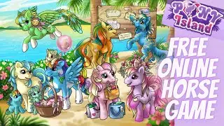 FREE cute online horse breeding game! Pony Island: The Pony Breeding Game