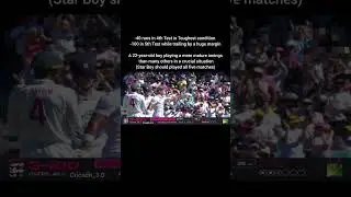 22 Y/O boy carrying Bazball line up 💀 #engvsaus #ashes #testcricket
