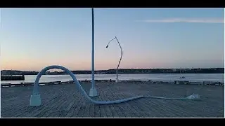 Halifax Day 4 - Drunken Lamp Posts 🤪 and bus journey crossing longest bridge 🌉 over icy waters