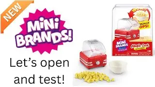 Новая попкорница Mini Brands Really Works от @MiniBrands_ZURU #minibrands