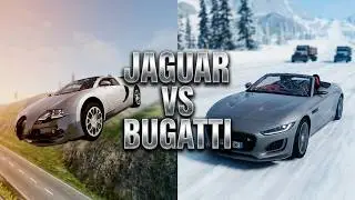 1/2 ROUND 3/ JAGUAR F-TYPE VS BUGATTI VEYRON /EUROPEAN CAR CRASH CHAMPIONSHIP BEAMNG DRIVE/