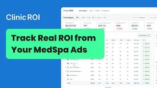 ClinicROI &mdash; Track ROI and Revenue from Google & Meta Ads for MedSpas