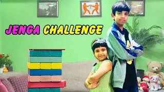 JENGA CHALLENGE 🏁 | Family Challenge | Raj And Nandani Show