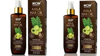 WOW Skin Science Amla Hair Oil - Pure Cold Pressed Indian Gooseberry Oil - Intensive Hair Care