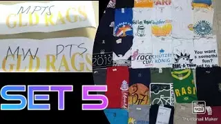 SET 5 - GOLDRAGS - UKAY MEN'S TSHIRT
