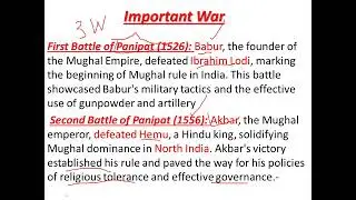 South America Continent and Important Wars In Subcontinents