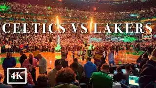 Boston Celtics vs Los Angeles Lakers I National Anthem & Player Intros 4K 🏀🇺🇸
