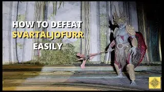 How to defeat SVARTALJOFURR Easily - God of War 2018