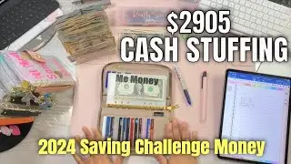 Cash Stuffing Saving Challenge Money: How I Budget Money I Saved in 2024? #2024