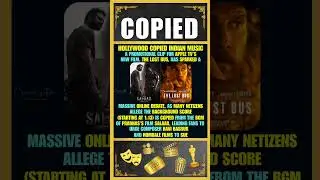Hollywood Copies Salaar BGM?! 🔥 The Lost Bus Music Controversy!