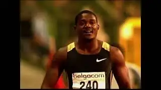 2005 Brussels 100m 0.0w  9.99  Justin Gatlin   26.8.05