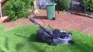 Victa 2 stroke mower self drive.
