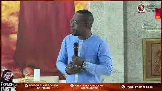 Diffusion en direct de Berger Elys&eacute;e Dossa en pri&egrave;re