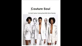Couture Soul Adult Fashion Coloring Book