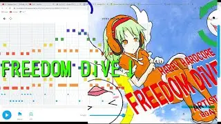 【chrome music lab】XI - Freedom Dive &darr;　【BMS】
