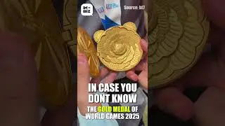 In Case You Don't Know: Gold Medal of Chengdu 2025 World Games! SOOO Gorgous! #sports #olympics