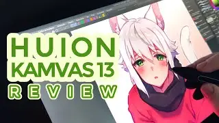 【Обзор】Недорогой перьевой дисплей - Huion Kamvas 13