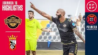 Resumen #PrimeraFederación | CF Intercity 3-2 AD Ceuta | Jornada 16, Grupo 2