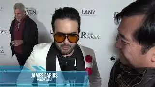 James Darius Carpet Interview at The Raven Premiere
