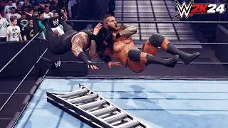 WWE 2k24 - Randy Orton '13 vs Roman Reigns '15: Extreme Rules Match at Smackdown 