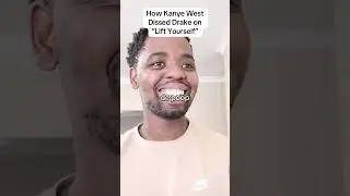How Kanye DISSED Drake on &ldquo;Lift Yourself&rdquo; in 2018 😂 #shorts #kanyewest #drake #funny