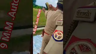 U.P.Police🎯Sub Inspector 9mm auto pistol fire💥#uppolic #motivation #shortsvideo #shorts