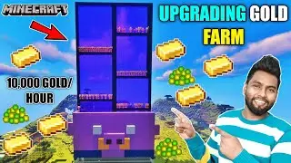 UPGRADING MY UNLIMITED GOLD / XP FARM IN MINECRAFT || BB IS LIVE