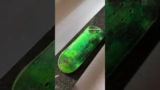 NEW FINGERBOARD DECK! D-Wood Fingerboards #fingerboarding #fingerboard #dwood #designedwood GREEN