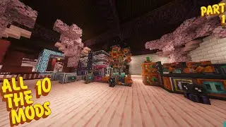 PART 1 VIRANDO UM CIBORGUE COM O ORITECH ATM 10- Minecraft EP 19 (1.21)