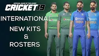 Cricket 19 Tutorial - How To Get International Kits & Updated Rosters [4K]