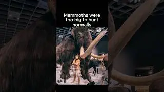 How did early humans ACTUALLY hunt Mammoths 10,000 years ago? #history #archeology #shorts