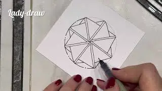 Gorgeous Tangle Pattern for Zentangle andZenart Easy Drawing