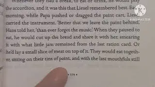 The Book Thief#Chapter 49#Champagne And Accordions #Reading