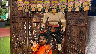 Baal Ramayan performed by little children of Kidzee Ramnagar colony #Ramayan #dussehra #celebration 