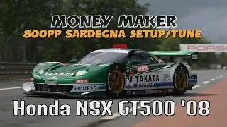 GT7 Money Maker | Honda NSX GT500 '08 Gr2. | 800PP  Sardegna Setup/Strategy (Update 1.63)