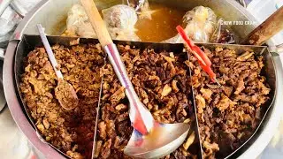 Filipino Street Food | BEEF PARES | Tapang Kabayo | Mata | Utak | Balat | Chow Food Crawl