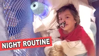 VLOG - NIGHT ROUTINE à la NEIGE - Fondue & lecture du soir avec PEPPA PIG