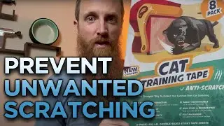 Can This Prevent Your Cat From Scratching Things? | Cat Training Tape - Product Review