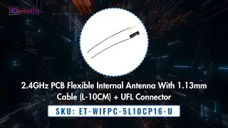 2.4GHz PCB Flexible Internal Antenna | Compact Design Explained #wifi #bluetooth #pcb #flexible #iot