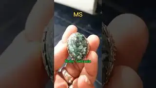 Batu Ruby Tanzania, unik motif nya, cakep mirip pirus dan lumut