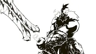 LIVE Comic Inking &ndash; Page 13 &ldquo;Awakening Clash&rdquo; | Dark Fantasy Art Process