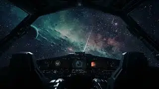 SPACESHIP COCKPIT SOUNDS 🛸 Explore The Universe | Brown Noise for Sleep