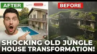I Built a LUXURY HOUSE on an dirty | From Abandoned Jungle House to LUXURY MANSION Using AI Buildify