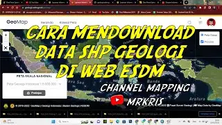 CARA MUDAH MENDOWNLOAD DATA SHP GEOLOGI DI WEBSITE GEOMAP ESDM #belajargis