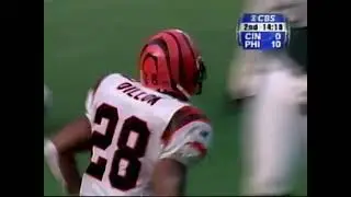 Corey Dillon vs Jeremiah Trotter (2000) | RB vs LB Matchup