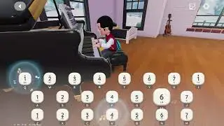 Never Gonna Give You Up | Heartopia Piano Macro