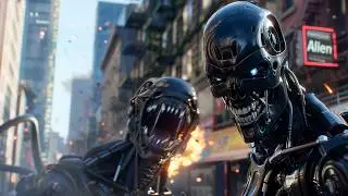 Ксеноморфы атакуют! 1,250 000 Ксеноморфы против 235 000 армии Skynet - Epic Battle - UEBS2 [4K]