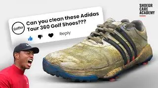 SHOEGR Care Academy - Cleaning Adidas Tour 360 Golf Sports Shoes | Challenge from Golfoy