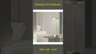 En billig og flot Opladelig bordlampe